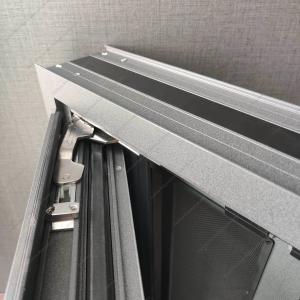 Sound Insulation Aluminum System Window With Polyamide Strips Super Toughened