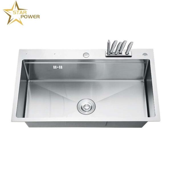 Buy Customizable 304 Stainless Steel Hand Sink For Domestic Kitchens at wholesale prices