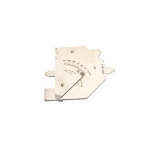 Silver Stainless Steel Double Slide Welding Gauge for Multi Function Welding