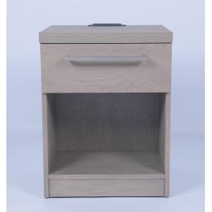 Custom Night Stand Bedside Table Wood & Marble Material