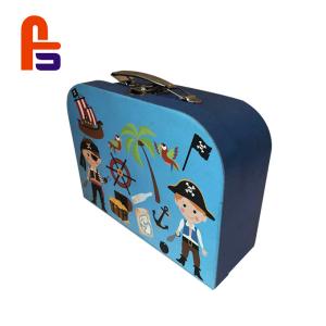 Recyclable Featuring Silver Hot Stamping Technology Cardboard Suitcase Box