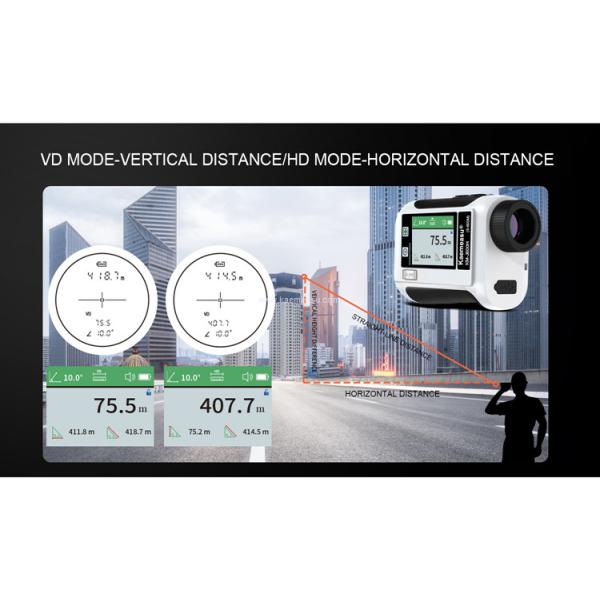 kaemeasu Multifunctional Laser Rangefinder Data Broadcast Golf Range Finder Telescope J800