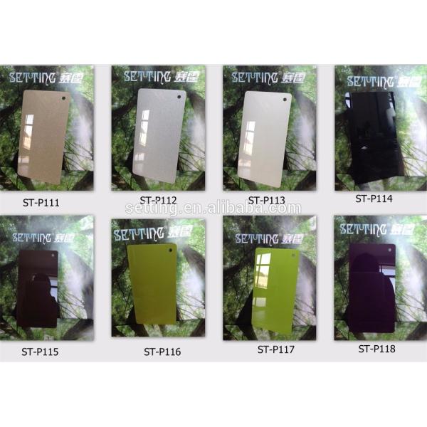 acrylic face pvc foam board in water -proof ,light weight for wardrobe ,sliding doors