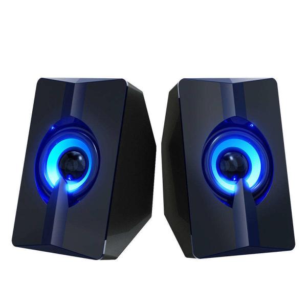 2.0 Channel 5W Wireless Bluetooth Bookshelf Speakers with Aluminum/ABS PC Cabinet