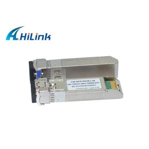 Optical Fiber Single Mode Fiber Transceiver CWDM SFP+ 1350nm 30km LC Connector