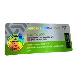 Packaging Boxes Ultra Tren 10Ml Vial Labels With Hologram Effect