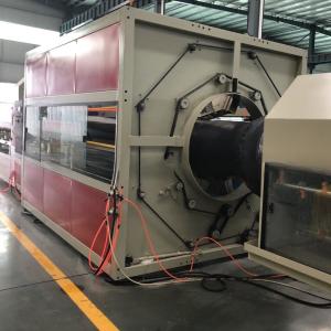 Long Service Life HDPE Pipe Extrusion Machine Equipped with Single-Screw Pipe