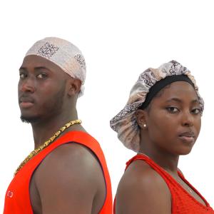 One Size OEM Designer Durag And Bonnet Set