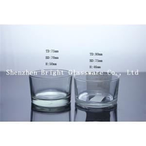 Short Glass Candle Holder With cheap price