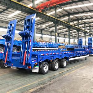 Customizable 12R22.5 Type Tires 3-Axle 12-Tire Low Bed Semi-Trailer with JOST 2