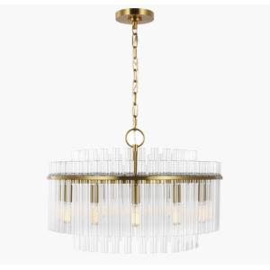 Beckett Medium Chandelier CC12812PN Glass Pendant light