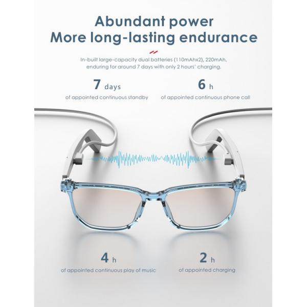Sunglasses Wireless Bluetooth 5.0 Headset Smart Glasses Polarized Glasses