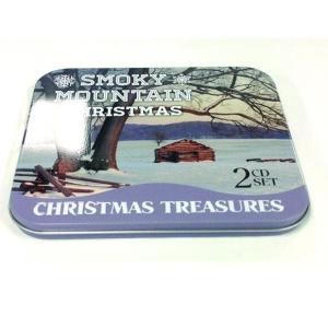 fantastic rectangular CD tin case with insert