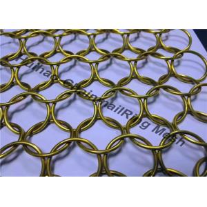 Stainless Steel Flexible Metal Mesh Drapery With 1.2MM Wire For Interior Drepary