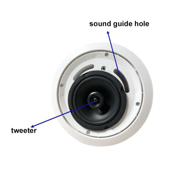 4 Inch ABS Coaxial Active Speaker 2×20W OEM ODM Easy Installation