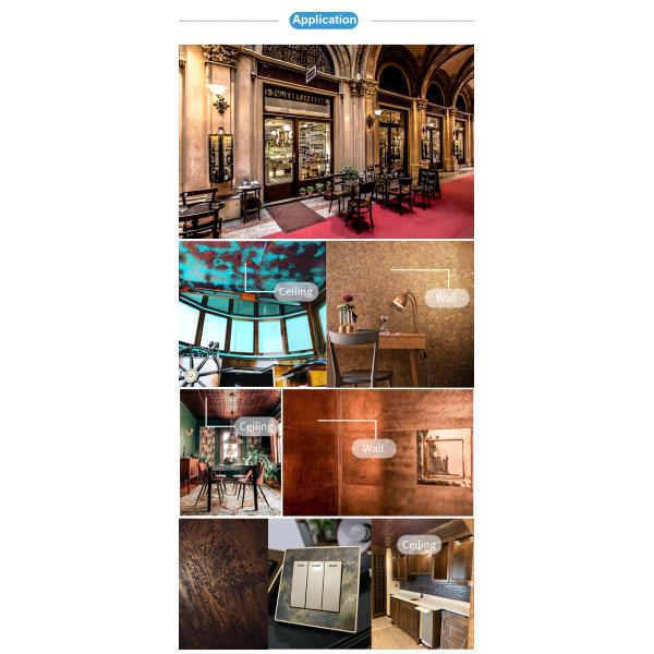 Sucel Decorative Antique Bronze Color Copper / Brass Coated Clad Decorative Sheet 304 Stainless Antique Stainless Steel Plates