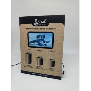 custom design LCD Video POS display，video shelf talker advertising display for