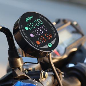 waterproof motorcycle speedometer thermometer Multi-Function LED Digital meter