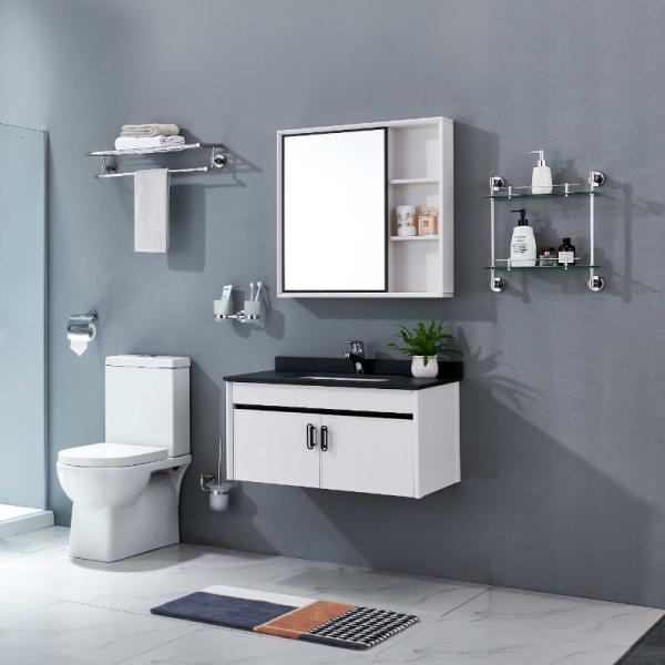 Satin Bath Accessories Mounting Kit ODM Wall Install Modern Sanitary Fittings