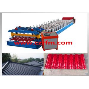 Glazed Monterrey Roof Roll Forming Machine / Metal Sheet Forming Machine