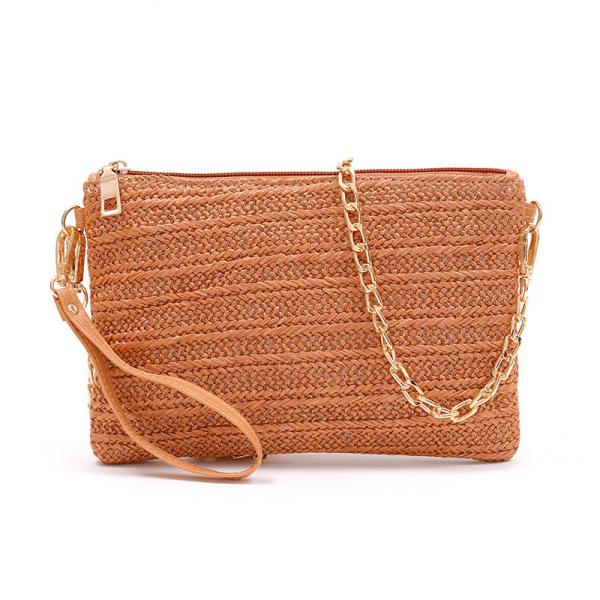 Buy Beach Summer Straw Woven Bag , Women Woven Messenger Bag Leisure at wholesale prices