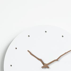 Modern Wall Clock White Round Moistureproof Large Hanging Wall Clock