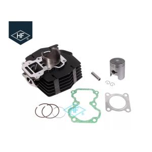 2 Stroke Single Motorcycle Cylinder Kit With Piston Set Gasket Black Iron Material