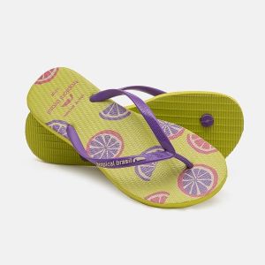 Quality Quick Drying Ladies Summer Flip Flops Beach Sandals Sandalia Printed for sale