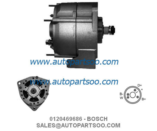 Buy 0120469686 0120469982 - BOSCH Alternator 24V 55A Alternador at wholesale prices