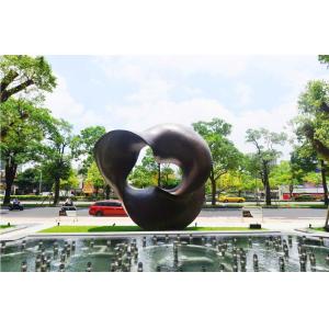 Abstract Metal Copper Sculpture Outdoor For Modern Public Decoration