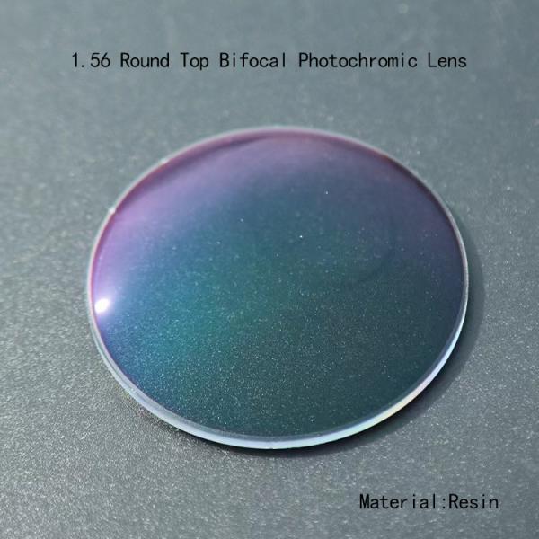 Buy Quality  Lenses 1.56 HMC Round Top Bifocal Lens Photochromic at wholesale prices