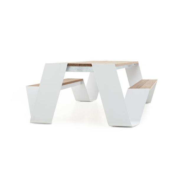 Rectangle 1500*750*750mm Picnic Table Bench Set