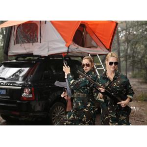 Waterproof Folds Up Car Roof Tent Hard Top Light Aluminum Alloy Skeleton