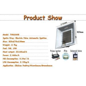 Ceramic Chicken Brooder House Heaters Infrared 20% Gas Saving THD2608