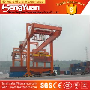 Quality 40.5 ton Rubber Tyre Container Gantry Crane for sale
