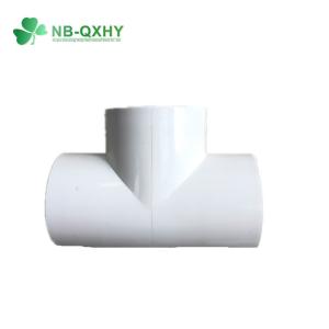 China Pn16 Pipe Fitting Plastic 3 Way Connector PVC Pipe Equal Tee with and Customization on sale China Pn16 Pipe Fitting Plastic 3 Way Connector PVC Pipe Equal Tee with and Customization on sale