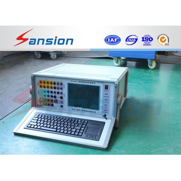 Micro Computer Controlled Relay Protection Tester , Six Phase Protective Relay