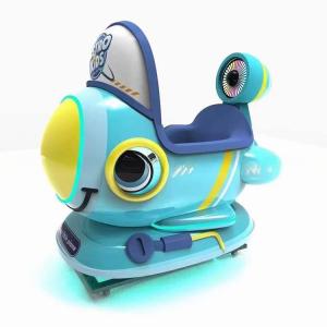 Electric coin swing game machine kids luxury kiddie rides with fiberglass