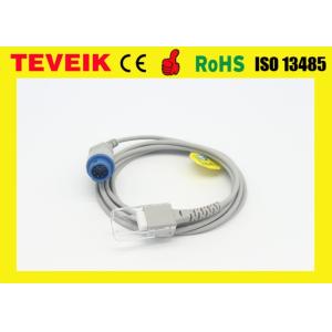 10 Pin medical device accessories spo2 cable for Nihon Kohden spo2 sensor