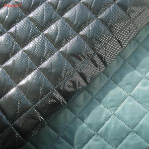 Quality F6027 polyester termo quilting fabric with omni-heat fanction for sale