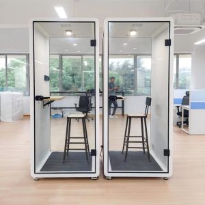 Quality Acoustic Room Privacy Booth Modern Soundproof Call Booth 100V - 240V for sale
