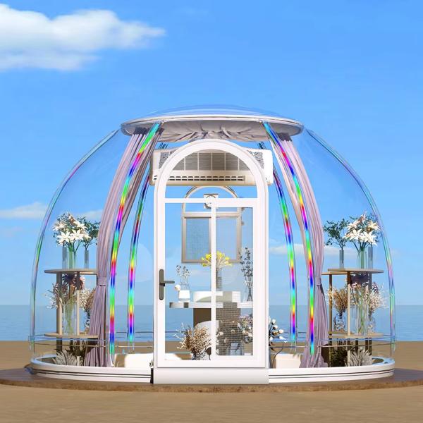 Buy Professional Bubble Dome Room House Prefab Dome Style House for Hotel Garden Restaurant at wholesale prices