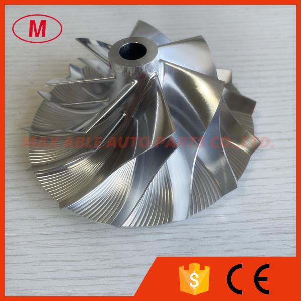 HX60 reverse 76.00/113.01mm 7+7 blades turbo milling/Aluminum 2618/billet compressor wheel