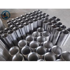 0.08mm Slot Opening Stainless Steel Wedge Wire Screen