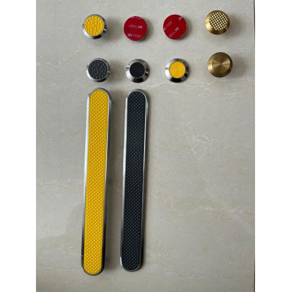 SS304 SS316 Road Stud Tactile Indicator Studs PP Surface Stainless Steel Tactile Studs Anti Slip