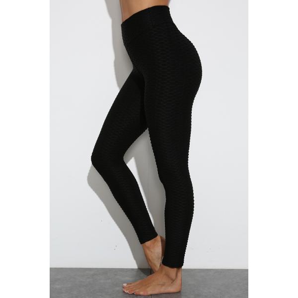 OEM ODM Black Stretch Yoga Pants Tummy Control Workout Leggings