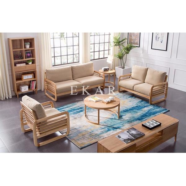 New Model 6 Seater Wood Sofa Set