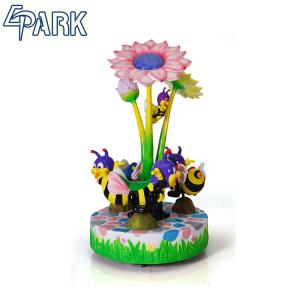 Game Machine Exhibition Amusement Rotation Bees Shape Carousel Ride