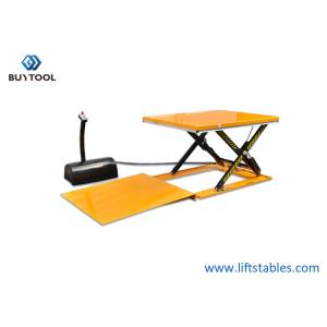 Hydraulic Scissor Auto Pallet Lift Table With Ramp 1600x1140mm
