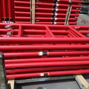Construction Scaffolding Materials Quality Powder Coated Galvanized H Step Frame